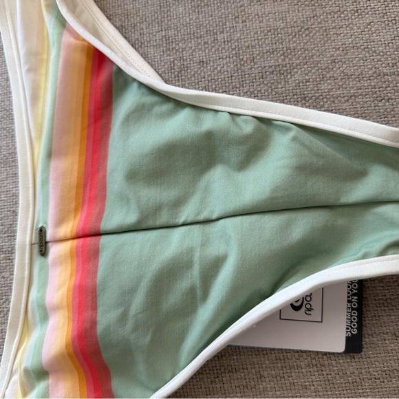 Rip curl retro Colorful Striped Bikini Set - D cup, XL, NWT - Picture 6 of 9